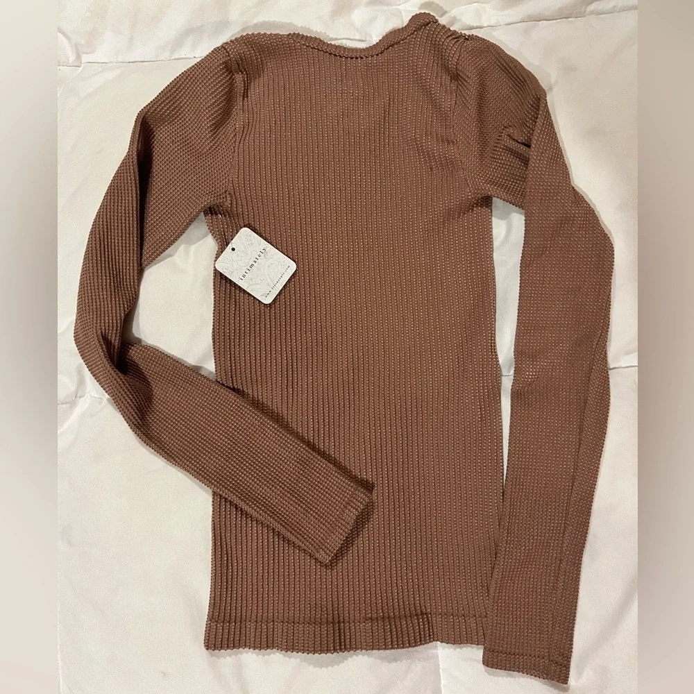 Free People Intimately Clean Slate Layering Top in Withered Rose Size M/L NWT